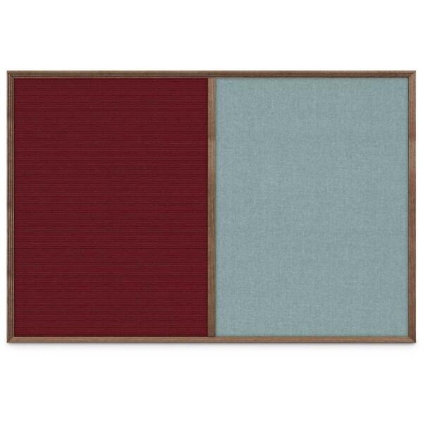 Slim Style Indoor Enclosed Corkboard, 24
